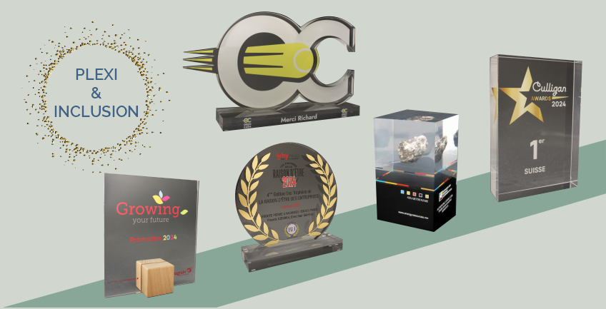 trophée plexiglass acrylique